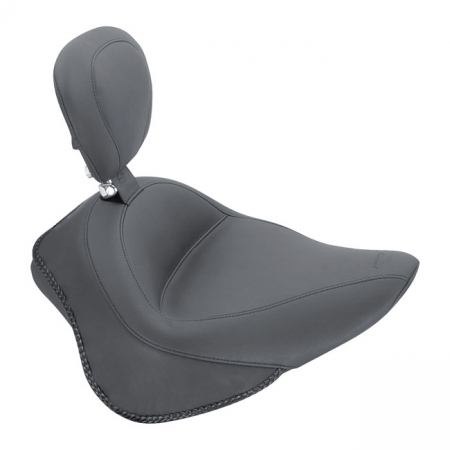 MUSTANG WIDE TRIPPER SOLO SEAT WITH RIDER BACKREST