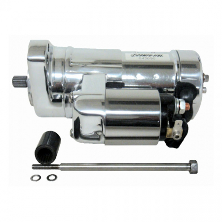 COMPU-FIRE, GEN3  STARTER MOTOR. 2.0KW. CHROME