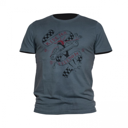 DMD T-SHIRT SWALLOW ANTHRACITE GREY