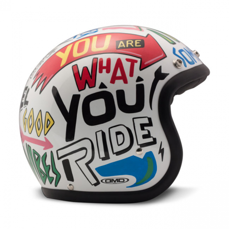 DMD WORDS VINTAGE HELMET WHITE