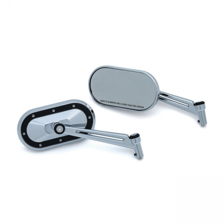 KURYAKYN, HEAVY INDUSTRY MIRRORS CHROME/BLACK