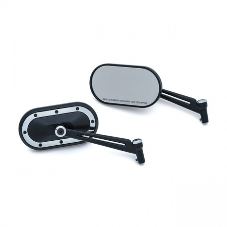 KURYAKYN, HEAVY INDUSTRY MIRRORS BLACK/CHROME