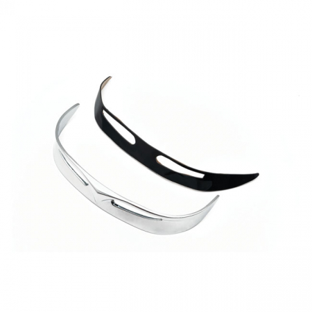 KURYAKYN, FATBOY FRONT FENDER TIP. TRAILING EDGE, CHROME