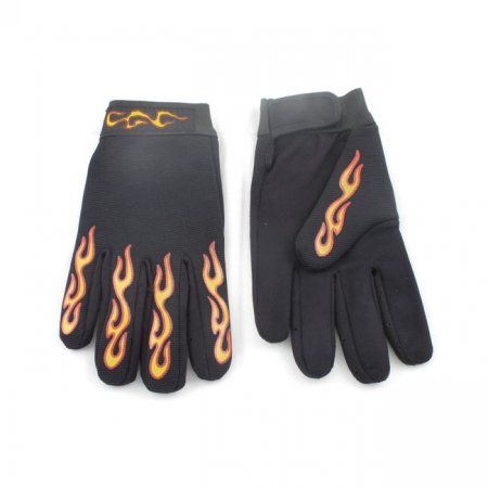 CHOPPERS MECHANIC GLOVES FLAMES