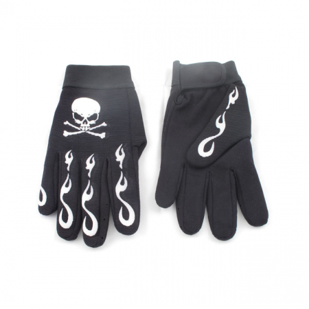 CHOPPERS MECHANIC GLOVES SKULL/BONES