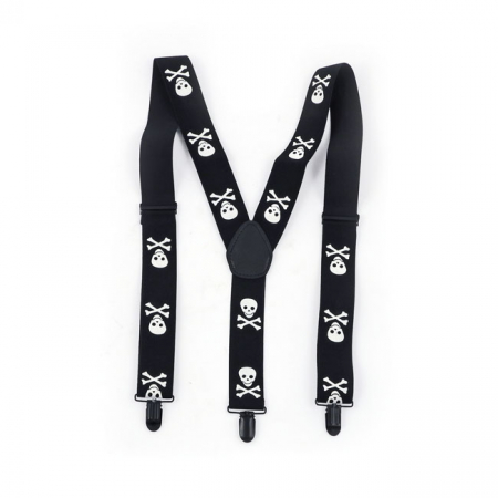 BRACES SKULL BLACK