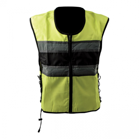 BIKER REFLECTIVE VEST, YELLOW, S-L