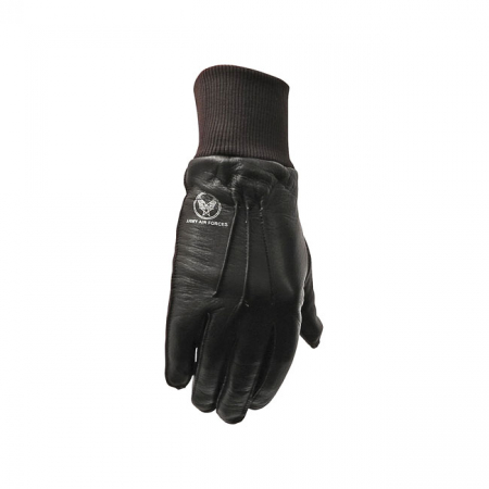 BASIC LINE AIRFORCE GLOVES LEATHER BROWN