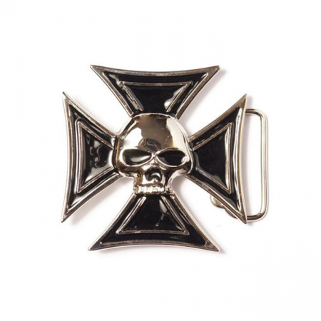 CROSS AND SKULL BUCKLE