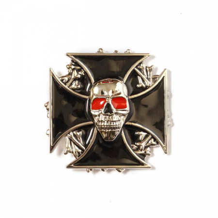 CROSS AND SKULL BUCKLE