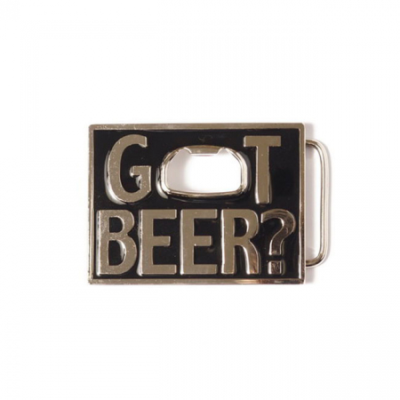 BEER WITH BOTTLE OPENER BUCKLE