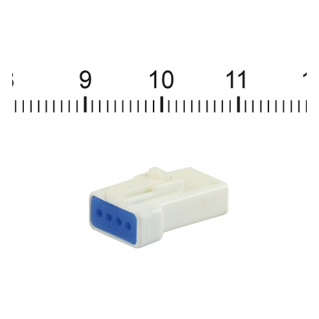 NAMZ, JST MINI CONNECTOR. WHITE, PLUG, 4-PIN