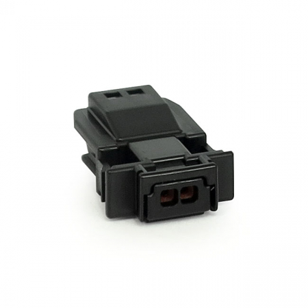 NAMZ, JAE MX-1900 CONNECTOR. BLACK, RECEPTACLE, 2-PINS