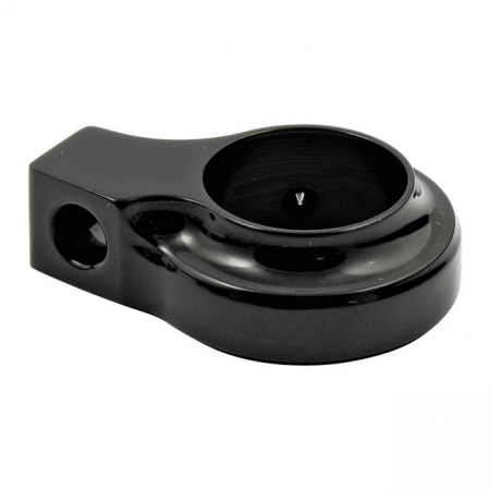 REBUFFINI, UNIVERSAL 1" MIRROR MOUNT. BLACK. LEFT