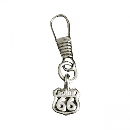 ROUTE 66 ZIPPER PULL