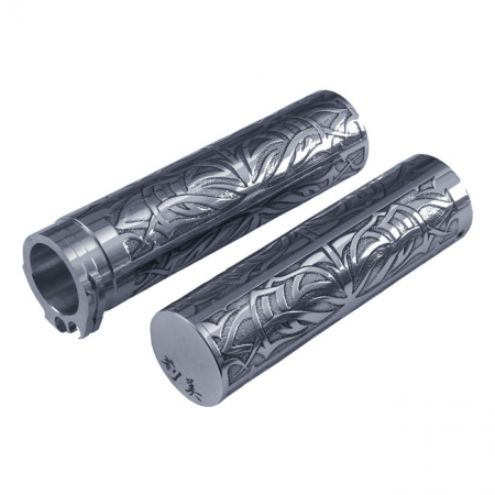 WEALL, ALUMINUM ENGRAVED GRIP SET. MAKATO