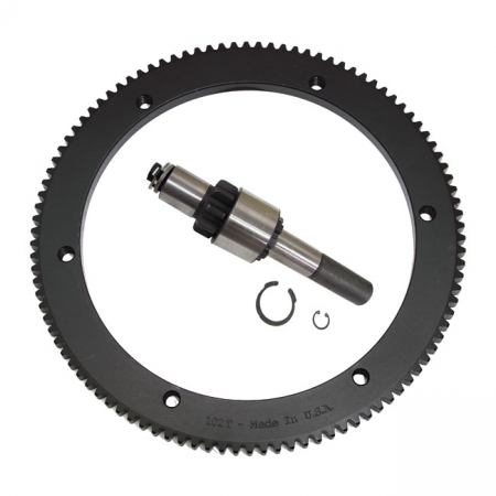 STARTER RING GEAR & JACKSHAFT KIT, 84T