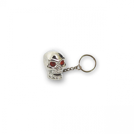 TRIKTOPZ SKULL KEY CHAIN CHROME