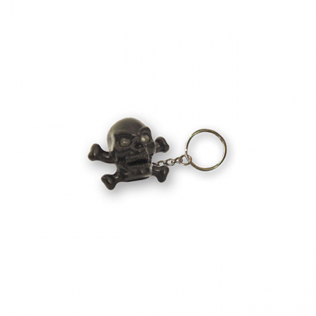 TRIKTOPZ SKULL N BONES KEY CHAIN BLACK