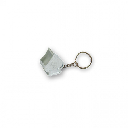 TRIKTOPZ SPADES KEY CHAIN CHROME GLITTER