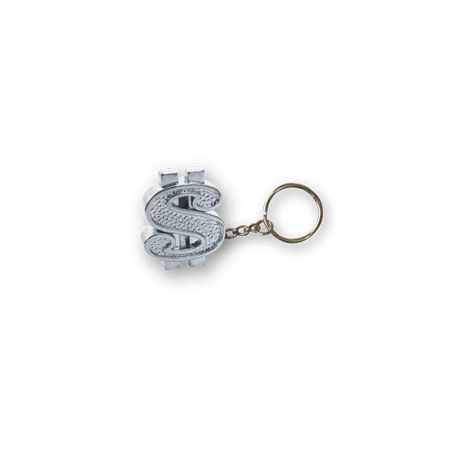 TRIKTOPZ DOLLAR KEY CHAIN CHROME