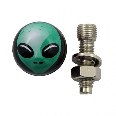 TRIK TOPZ LICENSE PLATE MOUNTS ALIEN GREEN