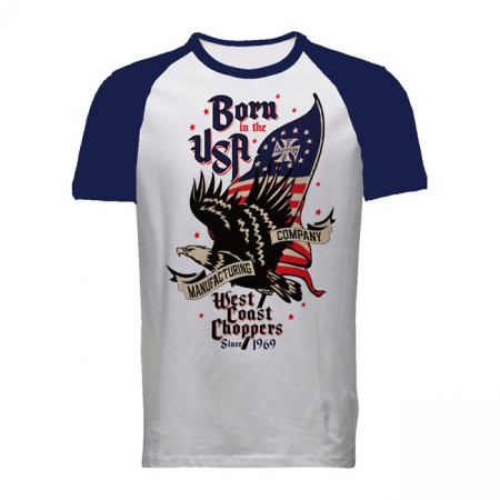 WCC BORN IN THE USA T-SHIRT, SIZE S