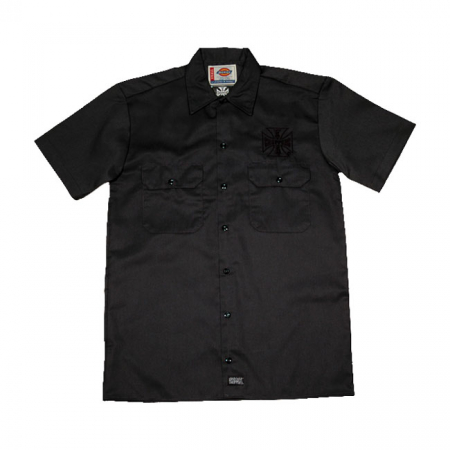 WCC GREY WORK SHIRT MALTESE CROSS, S