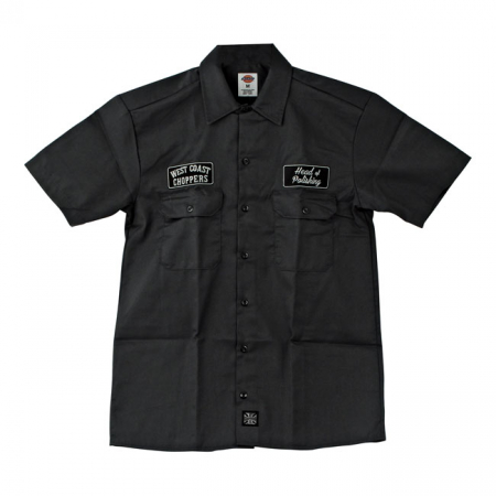 WCC GREY WORK SHIRT MALTESE CROSS, S