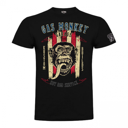 GMG T-SHIRT HOT ROD SERVICE BLACK