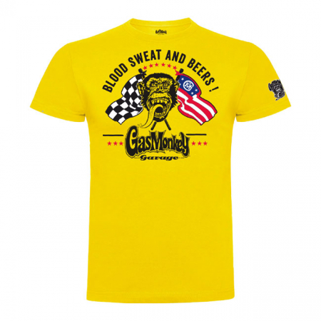 GMG T-SHIRT FLAGS YELLOW