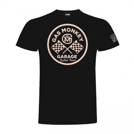 GMG T-SHIRT ROUND LOGO BLACK