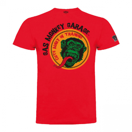 GMG CUTE MONKEY T-SHIRT RED