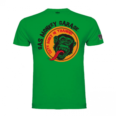 GMG CUTE MONKEY T-SHIRT GREEN