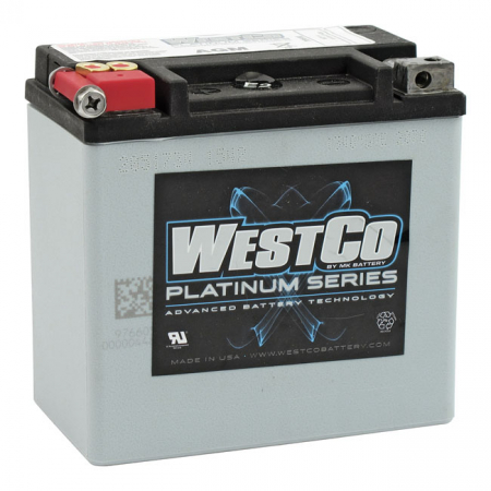 WESTCO, SEALED AGM BATTERY. 12V, 12AH, 220CCA