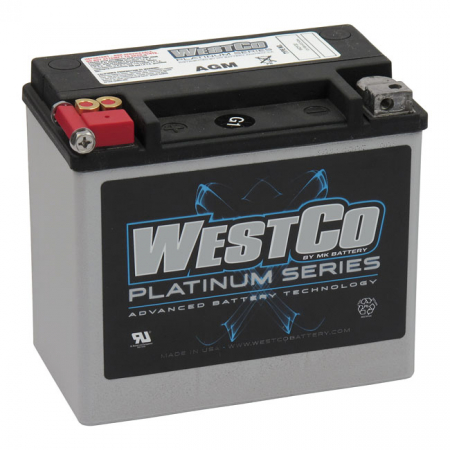 WESTCO, SEALED AGM BATTERY. 12V, 19AH. 325CCA