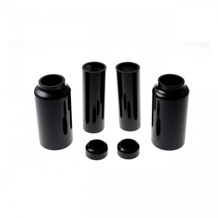 CULT-WERK, 6-PIECE FORK TUBE COVER KIT. GLOSS BLACK