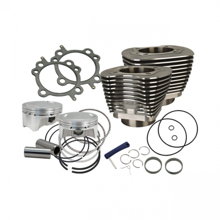 S&S, 88" TO 100" CONVERSION CYLINDER & PISTON KIT. BLACK