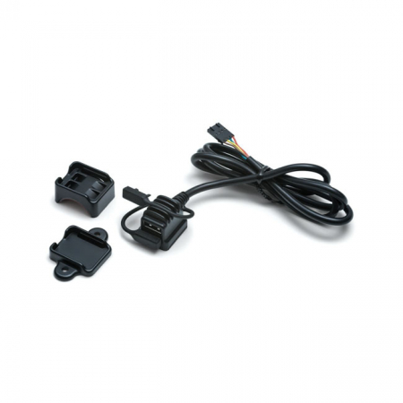 KURYAKYN, HANDLEBAR USB CHARGER / POWER POINT. BLACK