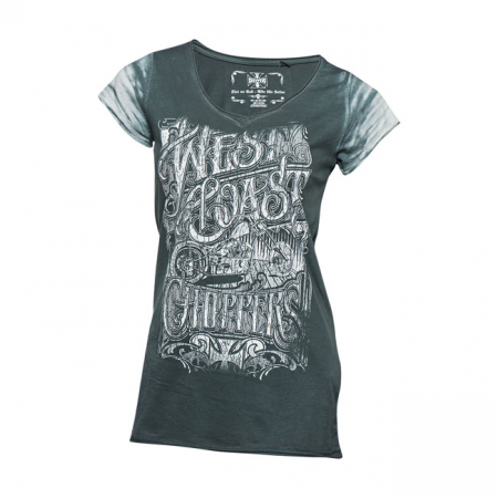 WCC LOCK UP LADIES T-SHIRT BLUE