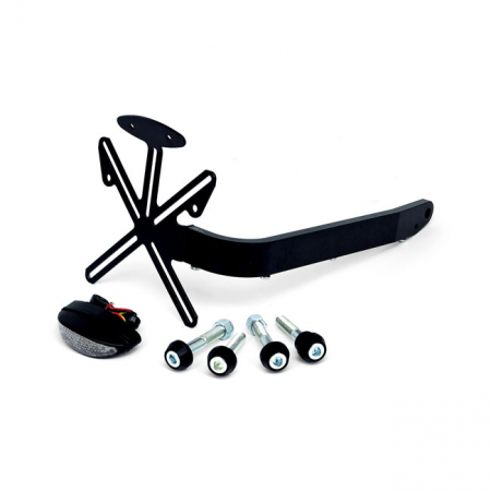 FREE SPIRITS, SPORTSTER LICENSE PLATE BRACKET KIT. BLACK