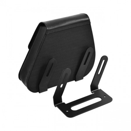 LEDRIE, SADDLEBAG CARRIER SET. BLACK