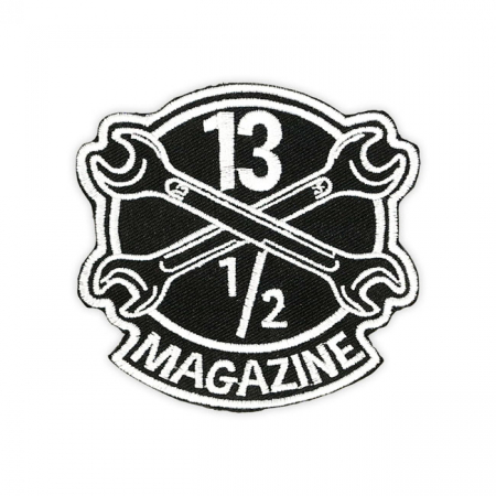 13-1/2 MAGAZINE OG LOGO BADGE