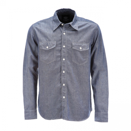 DICKIES HALLSTEAD SHIRT BLUE