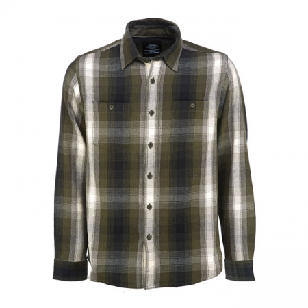 DICKIES PARKESBURG SHIRT OLIVE GREEN