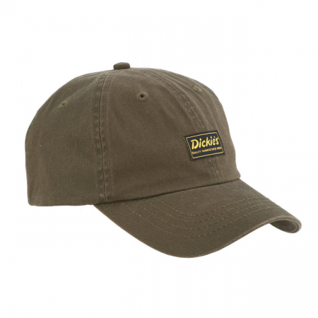 DICKIES ASPINWALL UNSTRUCTURED CAP DARK KHAKI