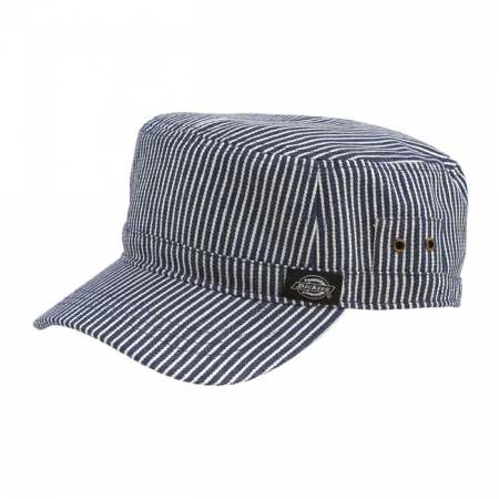 DICKIES ALPENA MILITARY CAP HICKORY STRIPE