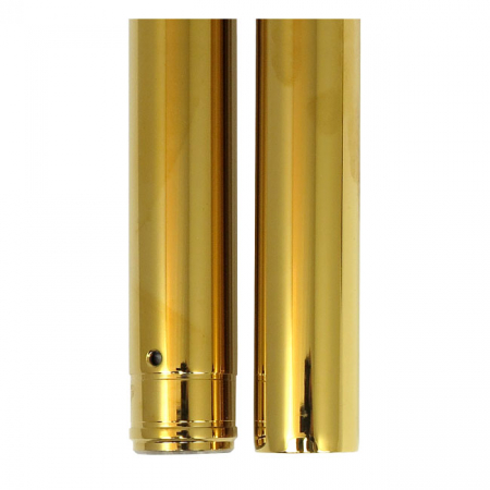 CC ENG. 39MM FORK TUBES, TNC GOLD. 24-1/4" OAL