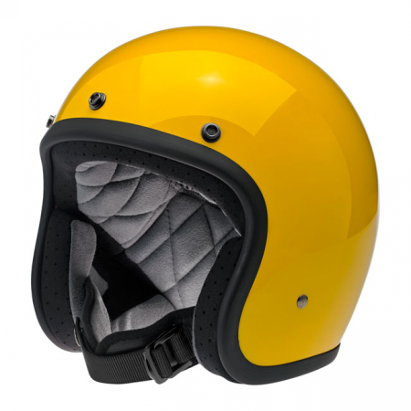 BILTWELL BONANZA 3/4 OPEN FACE HELMET SAFE-T YEL