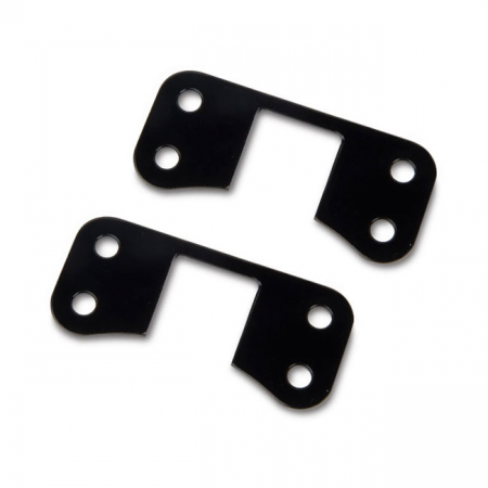 ARLEN NESS, 21" FRONT FENDER LIFT BRACKETS. BLACK